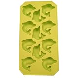 Lekue Silicone Ice Cube Tray, Dolphin