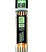 Bamboo Double Point Needles 7'' Set Of 5-Size 15