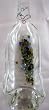 Recycled Wine Bottle Serving Dish - Clear with Glass Pieces