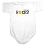 Baby Bodysuit White " Azerbaijan Rocks ! - Smile Transfer " Country