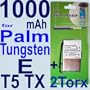 1000mAh Internal Li-Polymer Battery for Palm Tungsten E T5 TX PalmOne PDA
