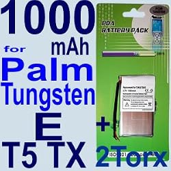 1000mAh Internal Li-Polymer Battery for Palm Tungsten E T5 TX PalmOne PDA
