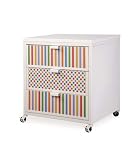 LittleMissMatched -TradeMark- SWITCHaroo 3-Drawer Rolling Chest - By Powell Furniture, item number 289-018
