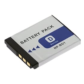 High Capacity InfoLithium NP-BD1 / NP-FD1 Replacement Lithium-Ion Battery for Sony Cybershot DSC-T90 / DCS-T90/B / DSC-T90/P / DSC-T90/L / DSC-T90/T