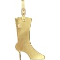 Bombay Duck High Heel Boot Metallic Luggage Tag