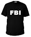 Cooles Fun T-Shirt mit dem Aufdruck "FBI"100% BaumwolleDruck und Textil in super Qualit�tShirtfarbe: 
Schwarz