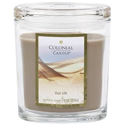 Colonial Candle Thai Silk 22 Oz Oval Jar Candle