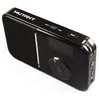 Mutant MIG-PIR-1 M-Wavio Portable Pocket-Sized WiFi Internet Radio with AM/FM Radio (Charcoal)