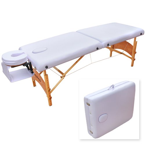 miAco LITE wood portable massage table.