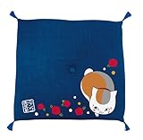 夏目友人帳 ニャンコ先生 座布団 vol.3 花柄 青