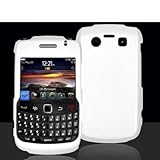 White Rubberized Snap-On Hard Skin Case Cover for Blackberry Bold 9700 9780 ....