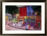 Buenos Aires la Boca Art Colony Styles Framed Art Poster Print by John Newcomb, 38x29