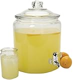 Anchor Hocking 2-Gallon Heritage Hill Jar Beverage Dispenser with Spigot