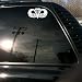 Airborne Parachutist Badge vinyl decal small