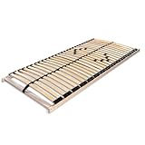 Betten-ABC 4250639100855 Lattenrost MAX 1 NV MZV, zur Selbstmontage mit 28 stabilen Leisten und durchgehenden Holmen, mit mittelzonenverstellung im Beckenbereich, 90 x 200 cm