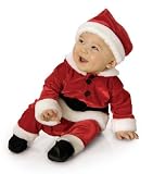 Velvet Santa Infant Newborn Baby Costume Infant Medium (6-12 Months) Christmas Xmas