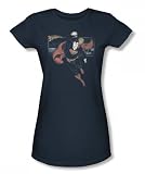 Superman This Is A Job For Juniors S/S T-shirt in Slate by DC Comics