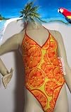 SOLAR orange Monokini Badeanzug Gr. 38 A-B NEU