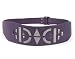 Kin Wide Studded Belt, Grape