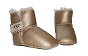 Ugg Australia Baby Erin Sheepskin Booties * Metallic Soft Gold *