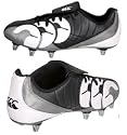 Canterbury Wero Si 8 Stud Soft Toe Rugby Boot - Black / White / Charcoal