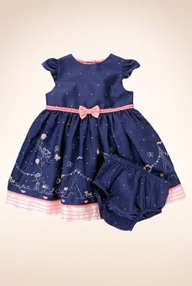 Pure Cotton Paris Party Dress & Knicker Set