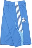 adidas Om Trg 3/4 Pnt - Pantacourt OM Training 3/4 Pant Football Homme - Bleu / Bleu