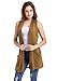 VESSOS Women Vests Sleeveless Open Front Shawl Collar Shrug Jersey Vest Cardigan