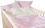 Junior Bed Linen - Princess Pink Duvet and Pillow Case Set 100 x 140
