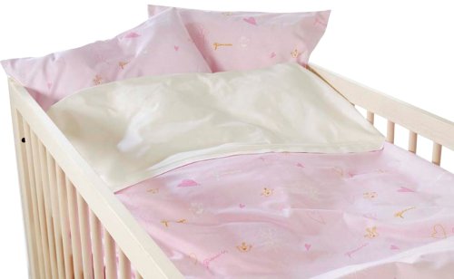 Childrens Toyshop   : Junior Bed Linen - Princess Pink Duvet and Pillow Case Set 100 x 140