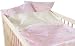 Junior Bed Linen - Princess Pink Duvet and Pillow Case Set 100 x 140