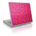 Laptop Skin (Can be trimmed to fit most laptops.) (15 x 12) - Pink Big Dots