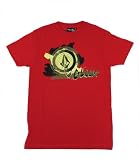 Tee shirt Volcom Junior Cut It Out Drip Red Xlarge (14 ans)
