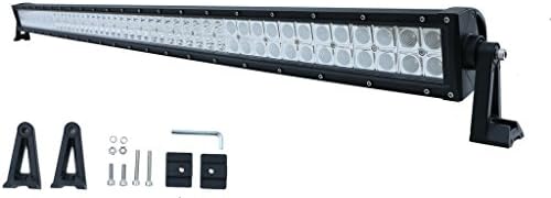King Deluxe 52inch 300W 30000LM Flood Spot Combo Beam Light Bar LED Work Party Car Light Mount Brackets for Jeep JK Wrangler (Pack of 1)