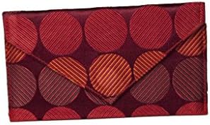 Forgotten Shanghai Silk Business Card Holder Red Dot