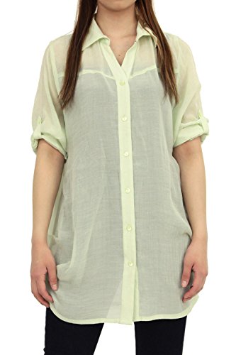 (スピナッシュ) SPINASH シャツ チュニック 大きいサイズ レディース M L LL 3L ドレープ ブラウス ロング