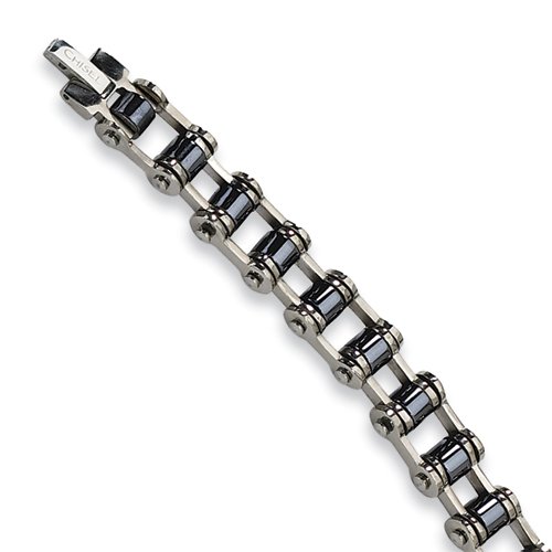 Stainless Steel Black Plating Magnetic Links Bracelet