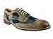 Ferro Aldo Men's 19266A Wing Tip Plaid Dress Oxfords