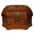 11"x7-1/2" Antique Style Wooden Chest