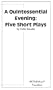 A Quintessential Evening: Five Short Plays