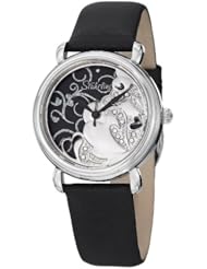 Stuhrling Original Womens 709.01 Vogue Eros Analog Display Swiss Quartz Black Watch