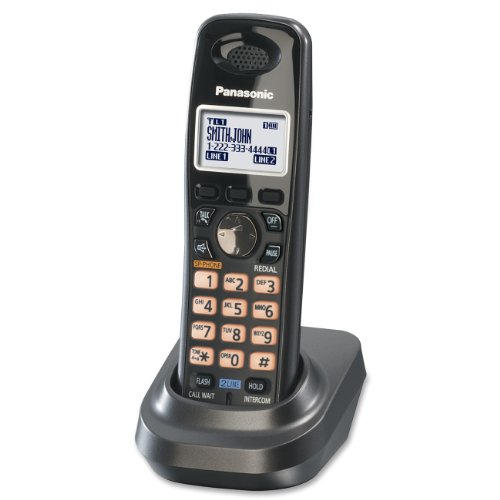 Panasonic KX-TGA939T Extra Handset for KX-TG93XX Cordless Phones Series, Metallic Black Panasonic KX-TGA939T Extra Handset for KX-TG93XX Cordless Phones Series, Metallic Black