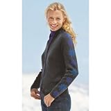 (エディー・バウアー) Eddie Bauer スノーフレークスリーブジップカーディガン (エディー・バウアー) Eddie Bauer スノーフレークスリーブジップカーディガン