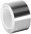 TapeCase 1" width x 3yd length (1 roll), Converted from 3M 3361 Silver High Temperature Stainless Steel/Acrylic Adhesive Foil Tape