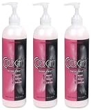 (3) Pack - Coochy Coochie Rash Free Shave Shaving Cream Creme 16 Ounce Bottles - Pearberry Scent