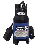 Draper 230v 235lmin Submersible Dirty Water Pump With 85m Lift Float Switch