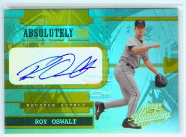 Roy Oswalt Autograph 2003 Playoff Absolute Baseball Memorabilia Absolutely Ink Card #AI-3 & #/10 Signed ~Rare~ Houston Astros / Philadelphia Phillies