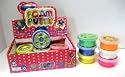 12 Tubs of Super Foam Putty - Small Kids Craft Toy Micro Beads