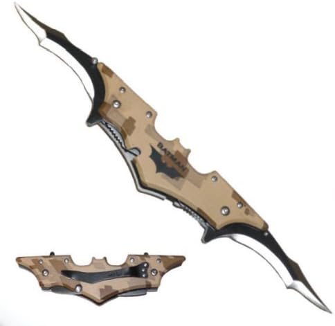 Digital Desert Camo Bat 2 Blade Folding Knife