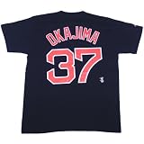 MAJESTIC レッドソックス岡島08PLAYER NAME&NO.TEE